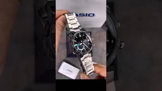 Edifice Casio Black Dial Luxurious Elegant Men's Watch #luxurywatchesformen #elegantwatches #casio