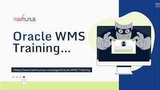 Oracle WMS Training – Oracle WMS Online Training (Oracle WMS Certification Tips) Oracle WMS Course