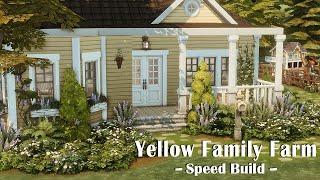 Yellow Family Farm  // Simsboo x Imjennx // The Sims 4 Speed Build