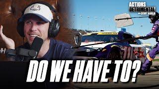 Denny Hamlin Reacts to Costly Mistakes by NASCAR Playoff Drivers at Kansas