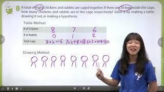 [Think Academy Grade 3] Chicken & Rabbit Word Problem