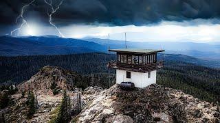 Braving a Thunderstorm in Mountain Top Cabin! 11,000 Feet