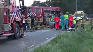 Zwaar ongeval beknelling Eindweg  Kootwijkerbroek