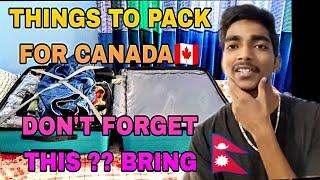 Things to pack for canada, shopping list canada, shopping for Canada from India & Nepal#untiringavi