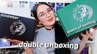 DOUBLE FAIRYLOOT UNBOXING | November & Queen of Nothing Collector's Edition Boxes