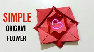 How To Fold an Origami Water Lily Flower / Origami Christmas / Flora Origami / CHRISTMAS ORNAMENTS
