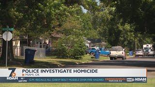 Miami, Oklahoma police are investigating a homocide