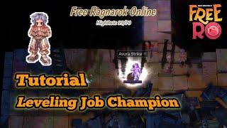 Guide to leveling | Job Champion | Free Ragnarok Online | High Rate 99/70