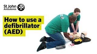 How to Use a Defibrillator (AED) - First Aid Training - St John Ambulance