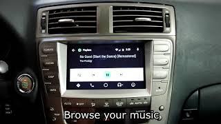 Android Auto Walk Through on Lexus IS350 2006 2007 2008 2009 2010 with VLine VL2