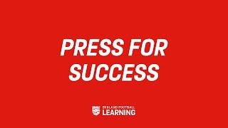 Pressing Successfully | Football Pressing Session From Debbie Barry | England Football Learning