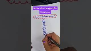 WHAT ARE THE ESSENTIAL PREPOSITIONS?