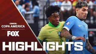 Uruguay vs. Brazil Highlights | 2024 Copa América | Quarterfinals