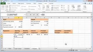 Excel tutorial: Creating a loan amortization table in Excel 2010