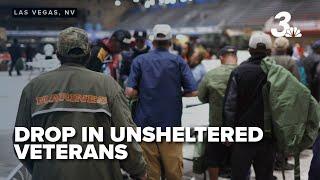 Las Vegas sees significant drop in unsheltered veterans