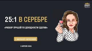 Серебро. Лучшая сделка недели из Profit Residence Plus