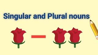 Singular and Plural nouns |List of Singular and Plural nouns with pictures|Singular and Plural words