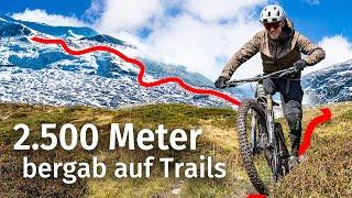 Längster MTB-Trail der Alpen: Vom Gletscher bis zum Rhein in LAAX