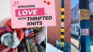 Turning Abandoned Knit Scarves Into Public “Love Notes” [Yarn Bombing]