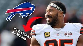 The Buffalo Bills are "aggressively pursuing" Myles Garrett | Is this a good idea?