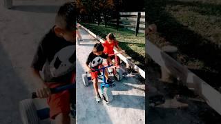 Who is gonna win? #familyadventures #lopez #bikes #fun