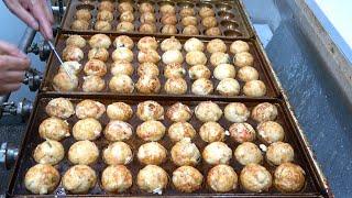 大阪のたこ焼き　プロが焼くたこ焼き(たこ昭)　Delicious Takoyaki of Osaka Shonai　大阪庄内的美味章鱼烧烤