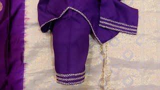 Very easy embroidery work on stitched blouse.