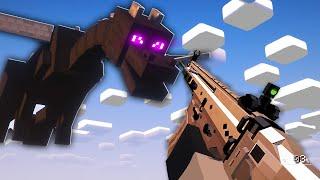 I beat the ender dragon with GUNS | timeless and classic minecraft mod (1.16.5) 2023