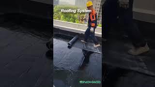 Hot melt Bituminous waterproofing coating for bitumen membrane 3 #waterproofingsolutions #sinomaco