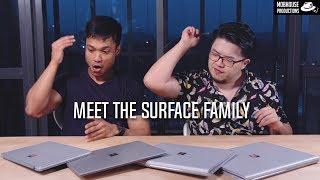 Meet The Microsoft Surface Family