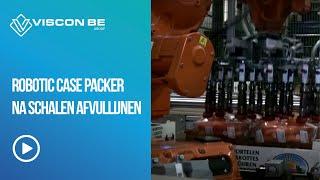 Eurogunst Deerlijk - Robotic case packer na schalen afvullijnen