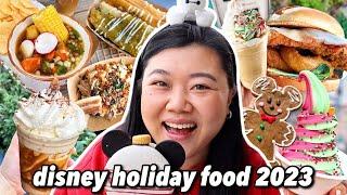 What to Eat at DISNEYLAND! HOLIDAY Edition Food Tour 2023