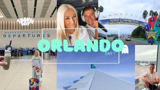 Orlando Travel Day, Disney Springs Ganarchery, & Birthday Shopping | DAY 1