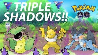 TRIPLE SHADOW TEAM GOES UNDEFEATED 5-0!! POKÉMON GO BATTLE LEAGUE SEASON 3!!