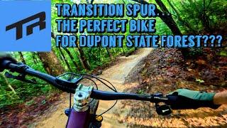 Riding the Transition Spur in DuPont State Forest...Is this the perfect bike for these trails?