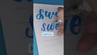  5 WAYS TO LETTER SWEET  #lettering #calligraphy #bujo #tutorial #handlettering