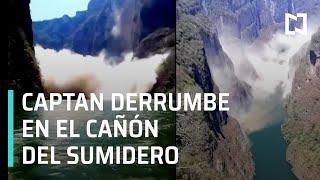 Derrumbe en el Cañón del Sumidero, Chiapas - En Punto