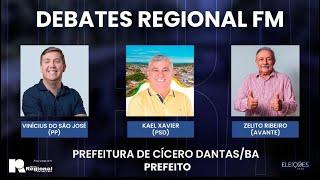 DEBATES REGIONAL FM: CANDIDATOS A PREFEITO DE CÍCERO DANTAS 03/10/2024