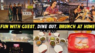 Explore Dubai with Guest | Dine Out | Brumch | Mamzar Beach Walk | Burj Khalifa | Dubai Mall