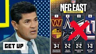 GET UP | "Commanders are going to win NFC East!" - Tedy Bruschi warns to Cowboys, Eagles on Jayden