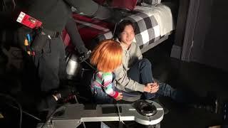 Behind the scenes footage of chucky series  episode 7