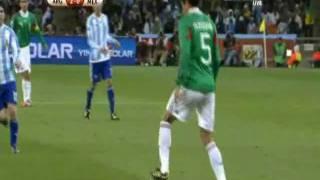 Argentina vs Mexico 2-0 Goal By Gonzalo Gerardo Higuaín World Cup 2010-06-27 .flv