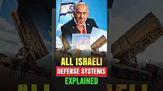 Are they Enough to Stop Iran's Missiles?  ALL ISRAELI DEFENCE SYSTEMS IN ONE VIDEO