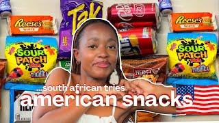 trying american snacks for the first time (are they really worth the hype?!)