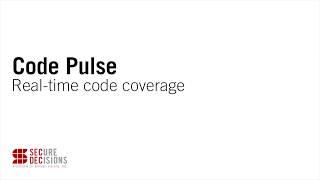 Code Pulse: Real-time code coverage