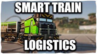 Smart Train Logistic Systems in Satisfactory Update 6