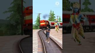 Jai shree krishna, Jai khatushyam ji   train vfx video #vfx #viral #khatushyam #krishna #god