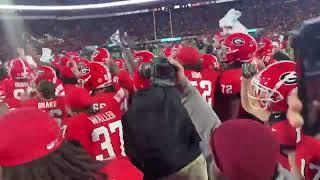 Georgia beats Georgia Tech in the eighth overtime with postgame celebration