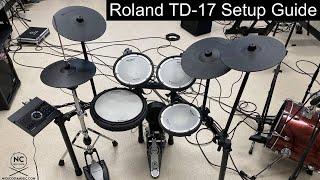 Roland TD-17KVX Setup Guide