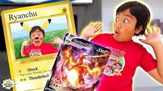 Ryan open RARE POKEMON CARDS with Family!!